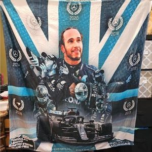 Lewis Hamilton throw blanket $25